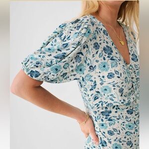 Faherty Sorrento Maxi Dress in Dreamer Floral Sz M